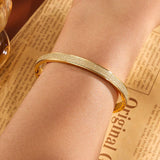Elegant Minimalist Gold Bangles